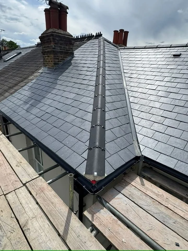 Completed slate roof photograph, Mapperley Park